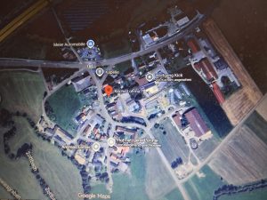 Ueber-Lohma Dorf von Oben